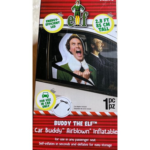 New Buddy The Elf Car Buddy Airblown 2.8ft Inflatable Will...